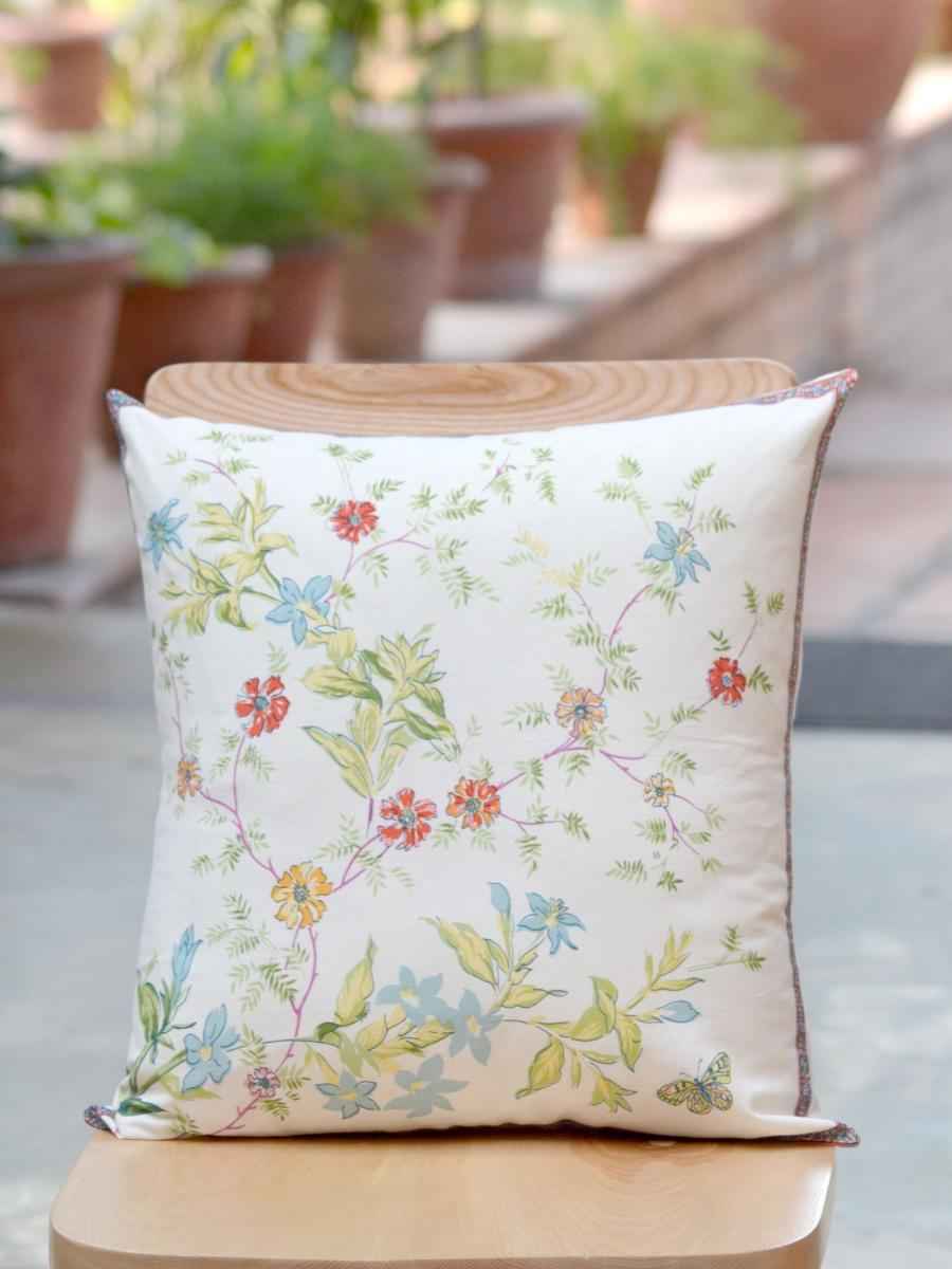 Printed Cushion Cover Reversible :  Corsica Country | Sheeting Canvas