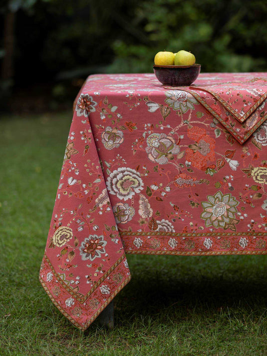 Table Cloth Border : Malabar Brique Sheeting