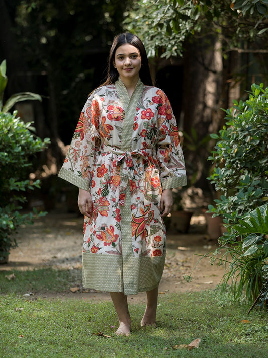 Robe : Hawaii Joy  Beige