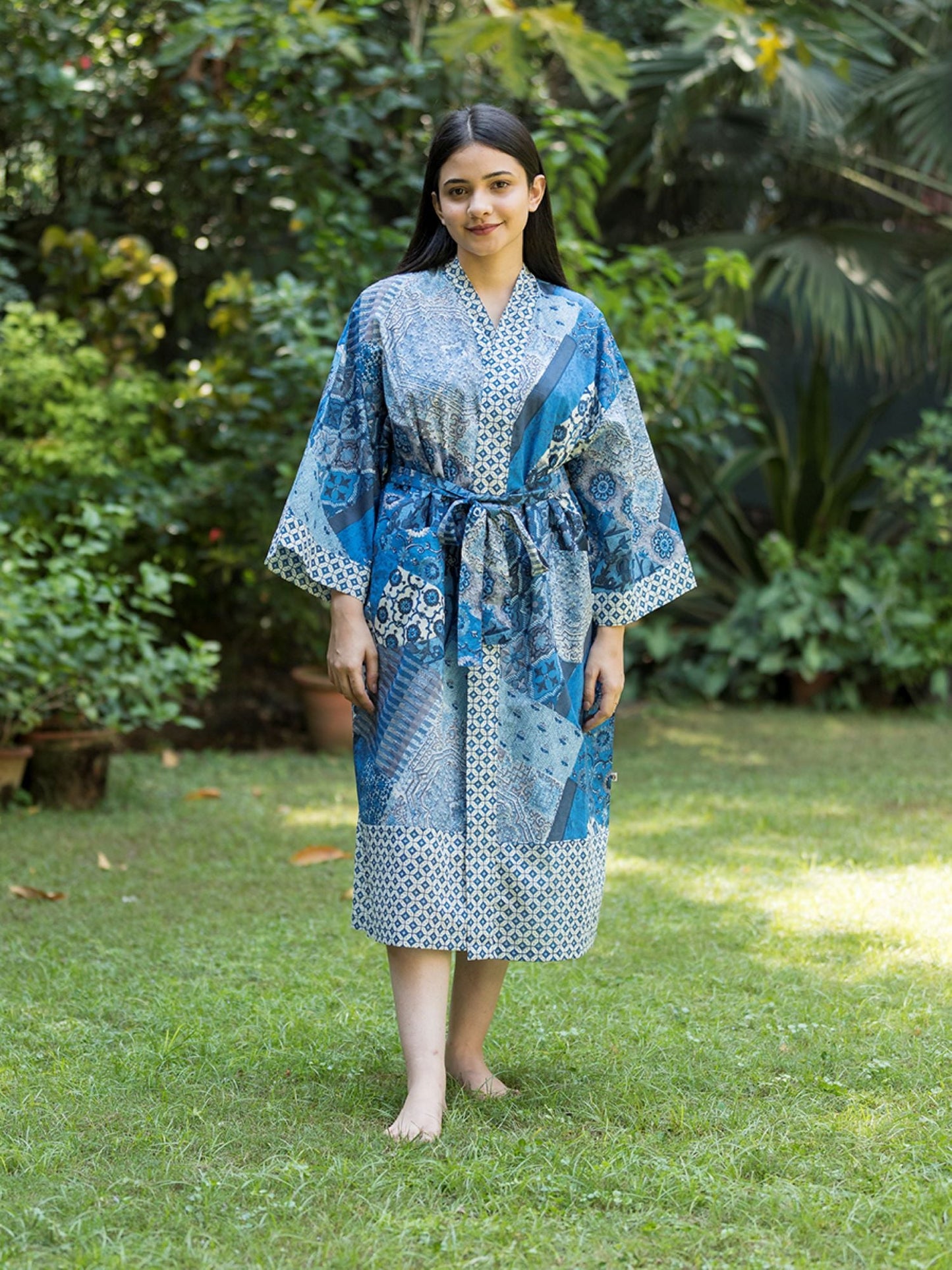 kimono mezze blue