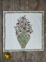 Printed Napkin Set of 2: Tree Of Life Cream