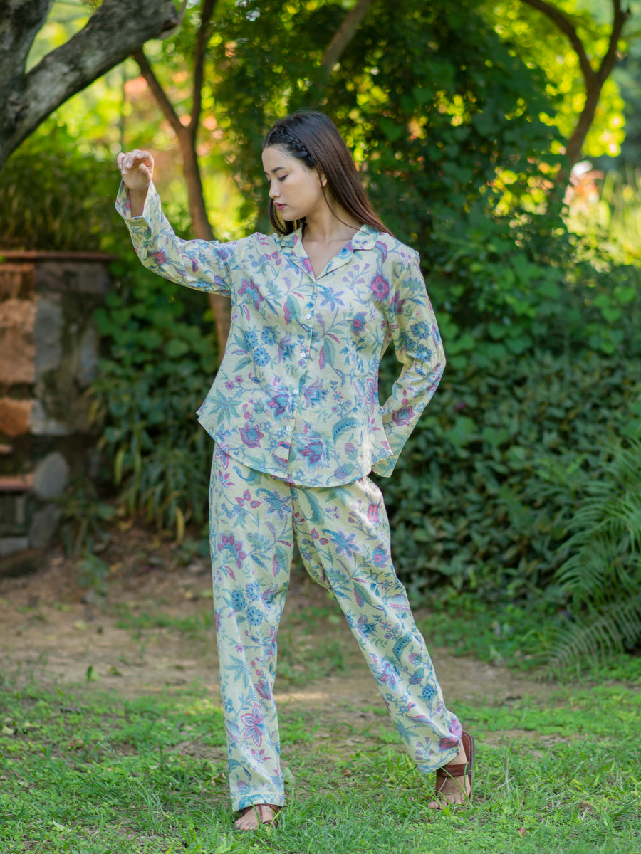 Vanessa PJ Set : Kerala Butter