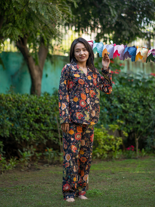 Vanessa Pj Set : Malabar Black