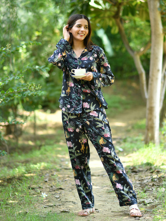 Vanessa PJ Set : Ubud Black