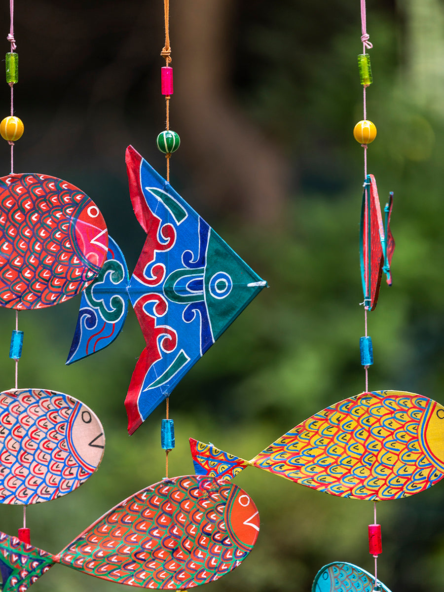4 Fish Wall Hanging  :