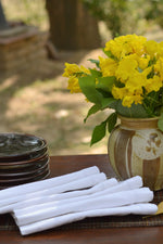 Solid Napkin Set of 2 - Beading