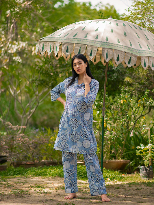 Trucker : B Dots Blue