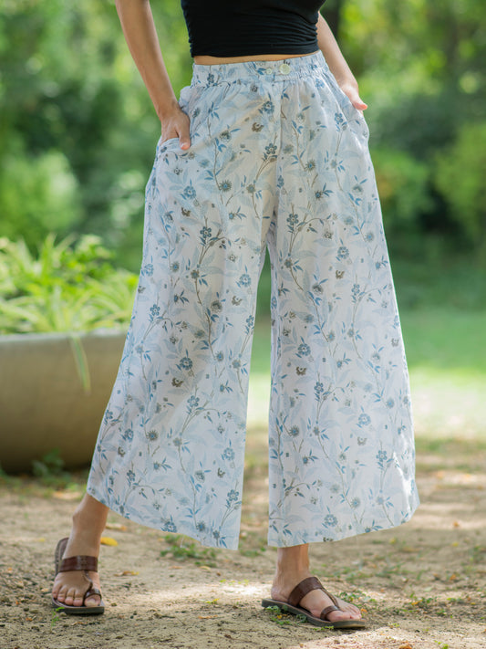 Flouncy Pant : Wildflower Ocean