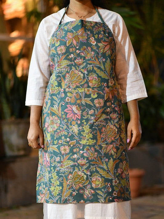 Hawaii Printed Apron : Green