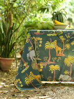 Table Cloth : Safari Topiary Green