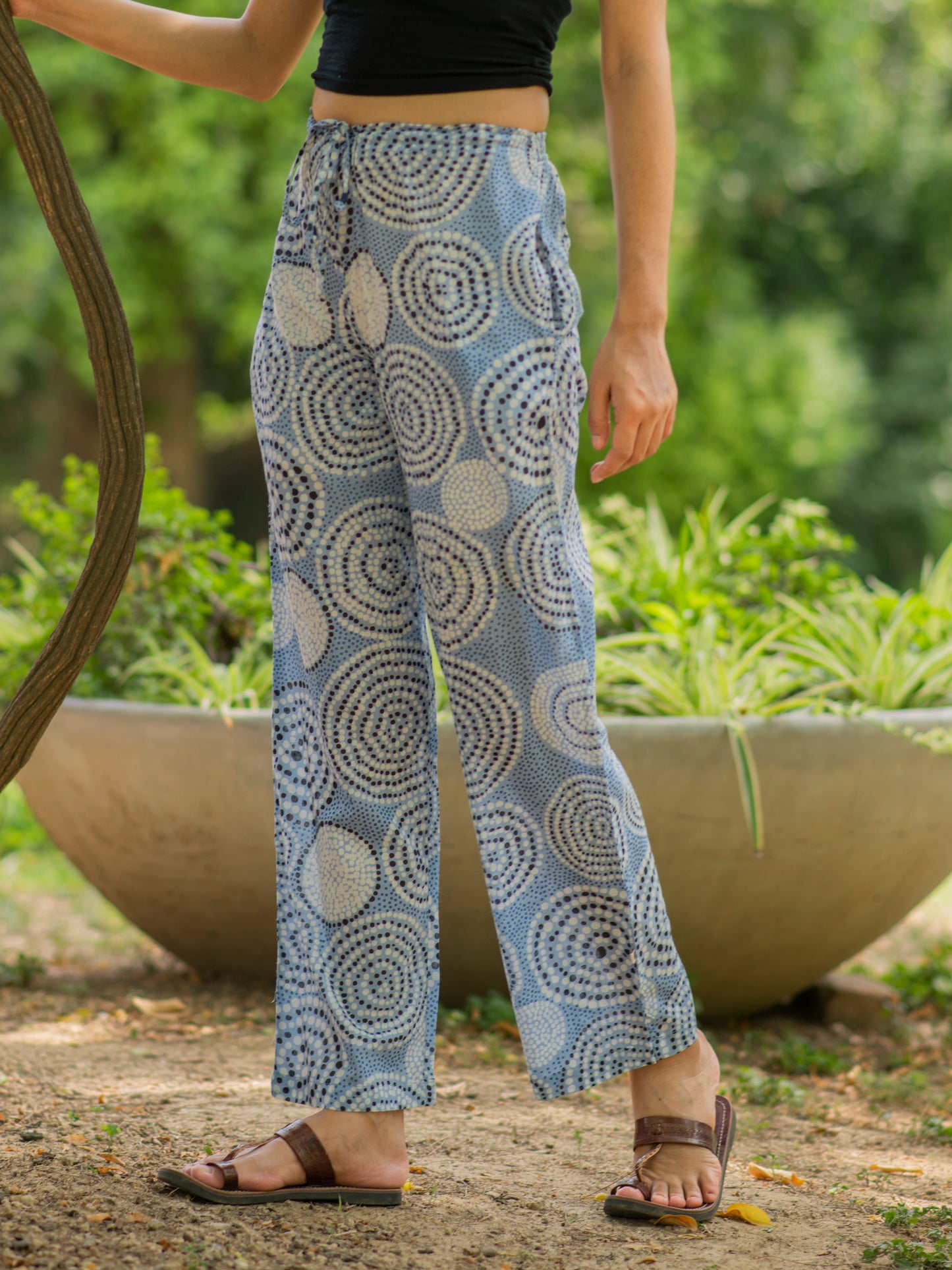 Lounge Pant : B Dots Blue