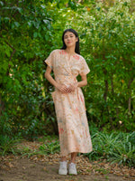 Pocket Wrap Dress : Sardinia Grapefruit