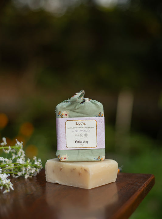 Mahua Organic Soap :  Aloe Lavender