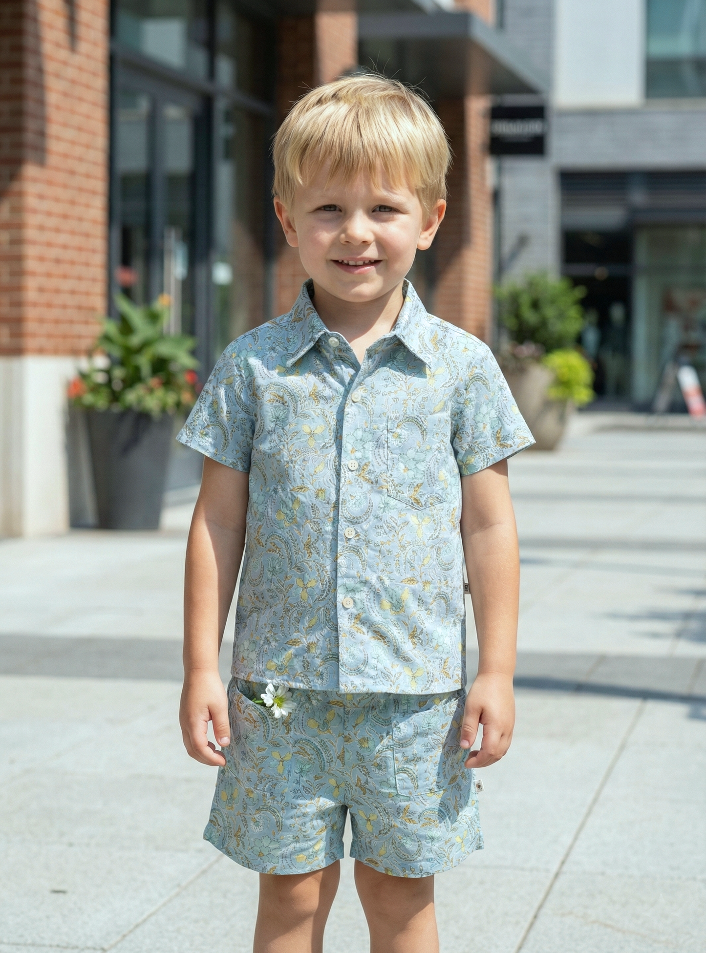 Angad Shirt Half Sleeves  : Pulicat Sea Voile