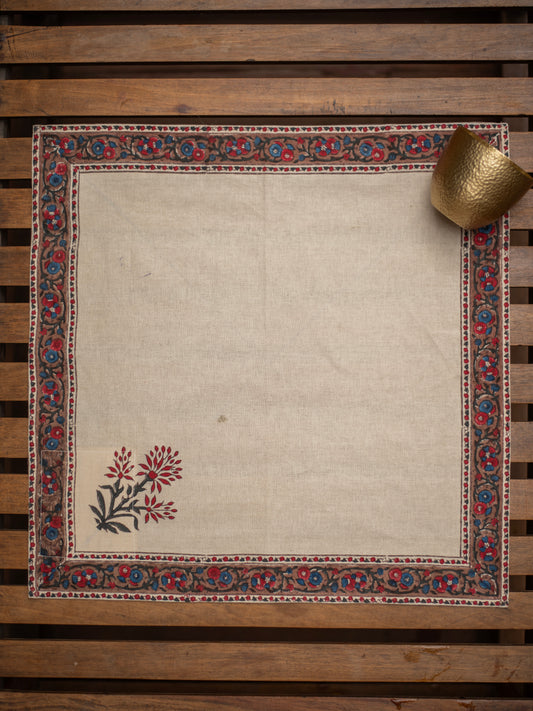 Printed Napkin Single  : Anmol  Ivory
