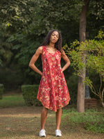 Ann Dress : Malabar Red
