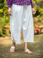 Balloon Pant : Solid Natural : Slub