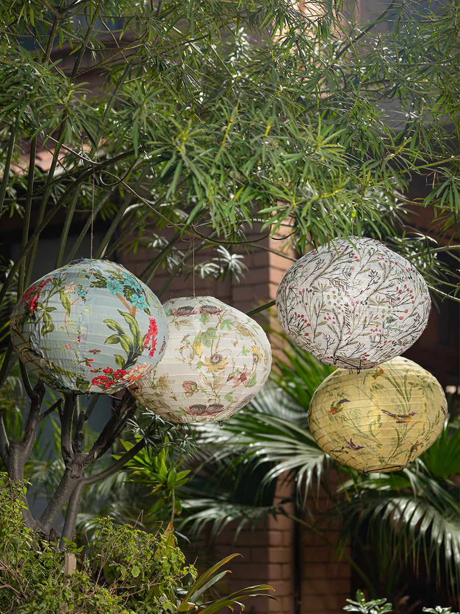 Bamboo hanging Lamp  : Upcycle