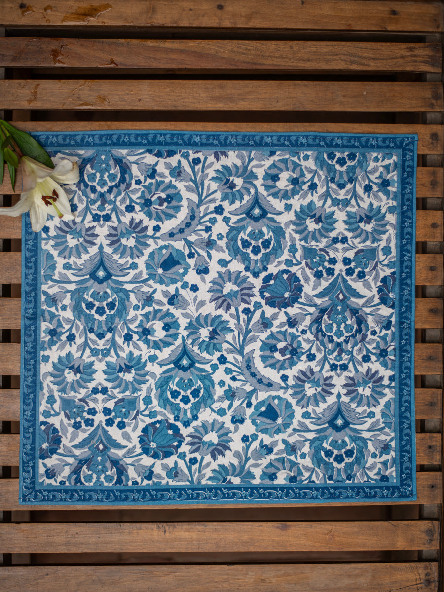 Napkin Set Of 2 : Bellur Blue & White