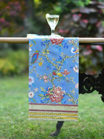 Printed Runner : Bird Blue | Canvas