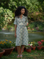 Boho Shirt Dress :  Ali Boota  Teal Voile