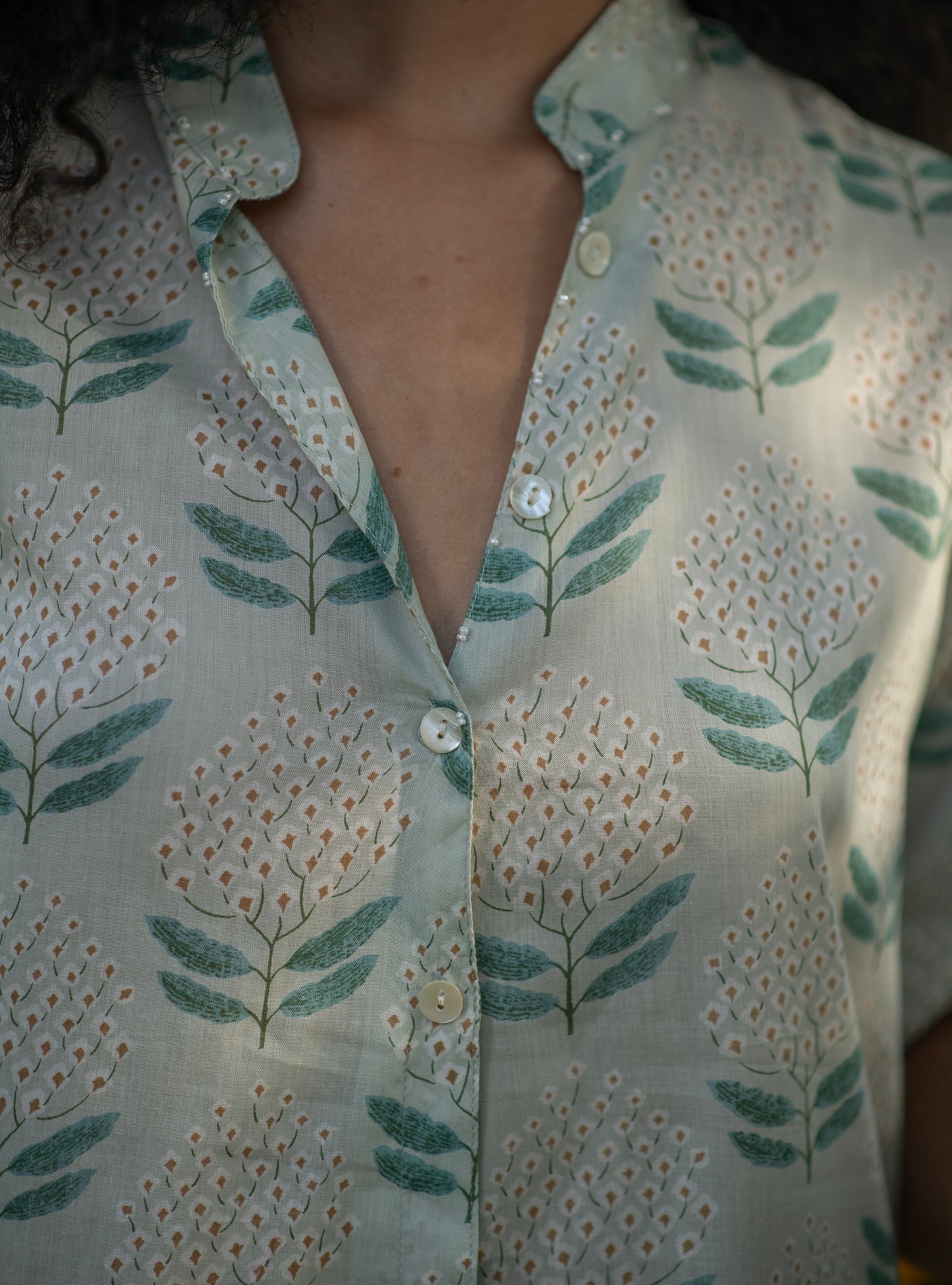 Boho Shirt Dress :  Ali Boota  Teal Voile