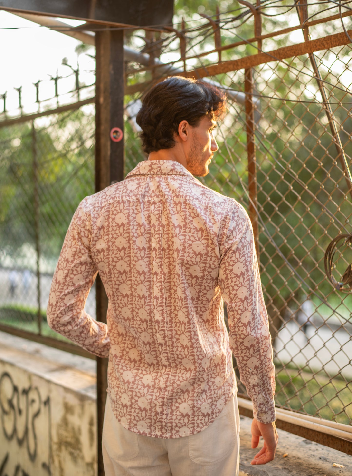 Hangout Shirt Full Sleeves  : Camryn Mocha