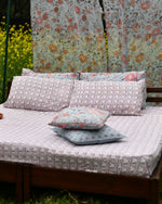Printed Bed Sheet with Pillow : Camryn Celeste Cambric
