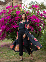 Fran Dress : Madrid Black Chanderi