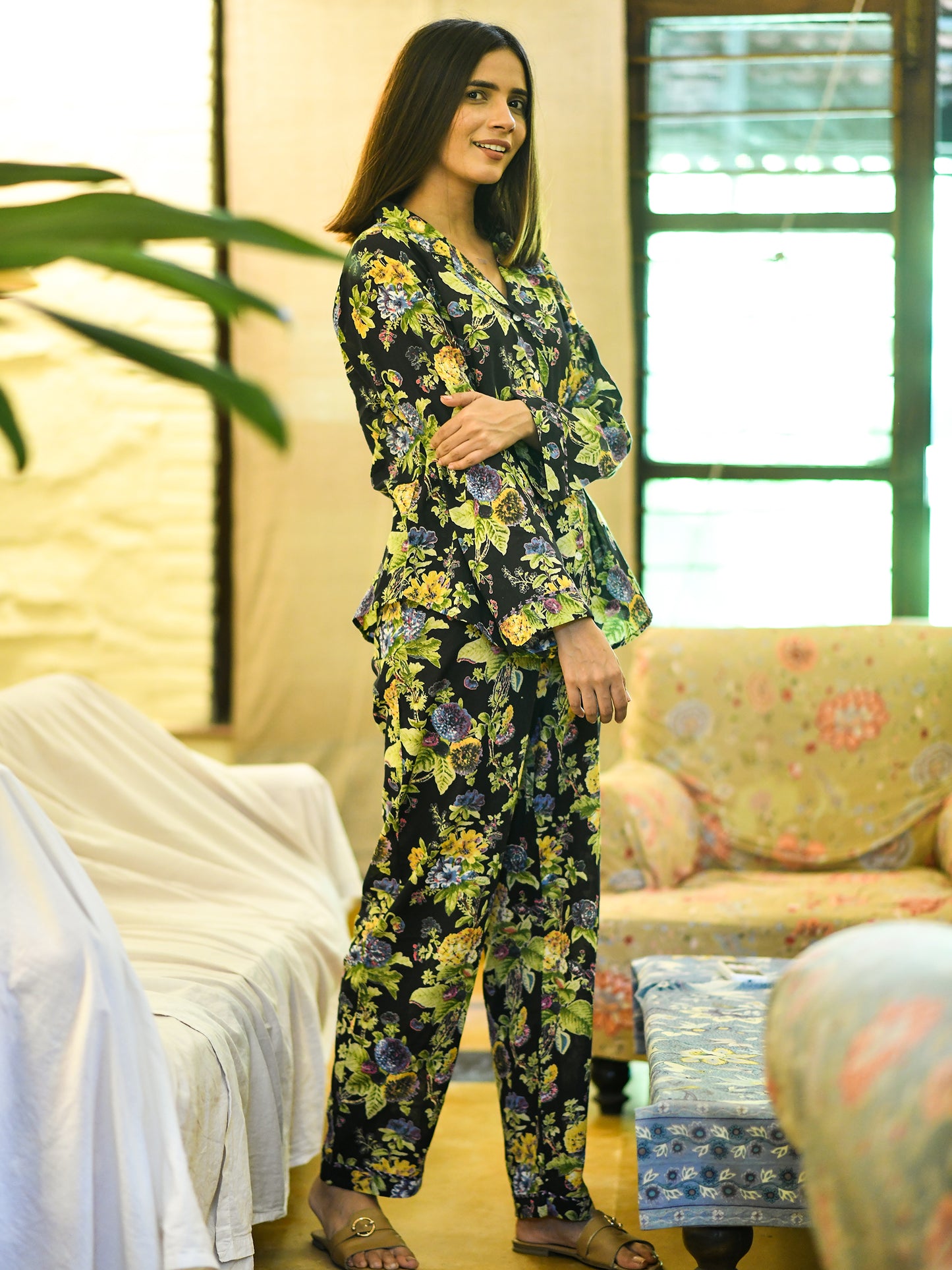 Vanessa PJ Set : Chelsea Black