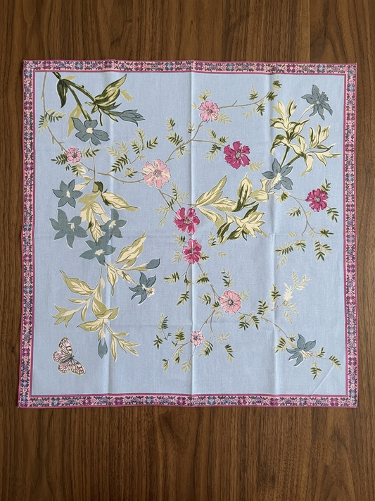 Printed Napkin Set of 2 : Corsica Chambray Sheeting
