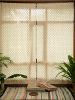 Printed Curtain  : Jaal  Beige