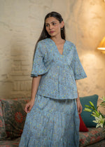 Ayumi Skirt : Pulicat Sea Voile