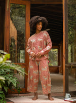 Cycle  Pant : Tiger Red Cambric