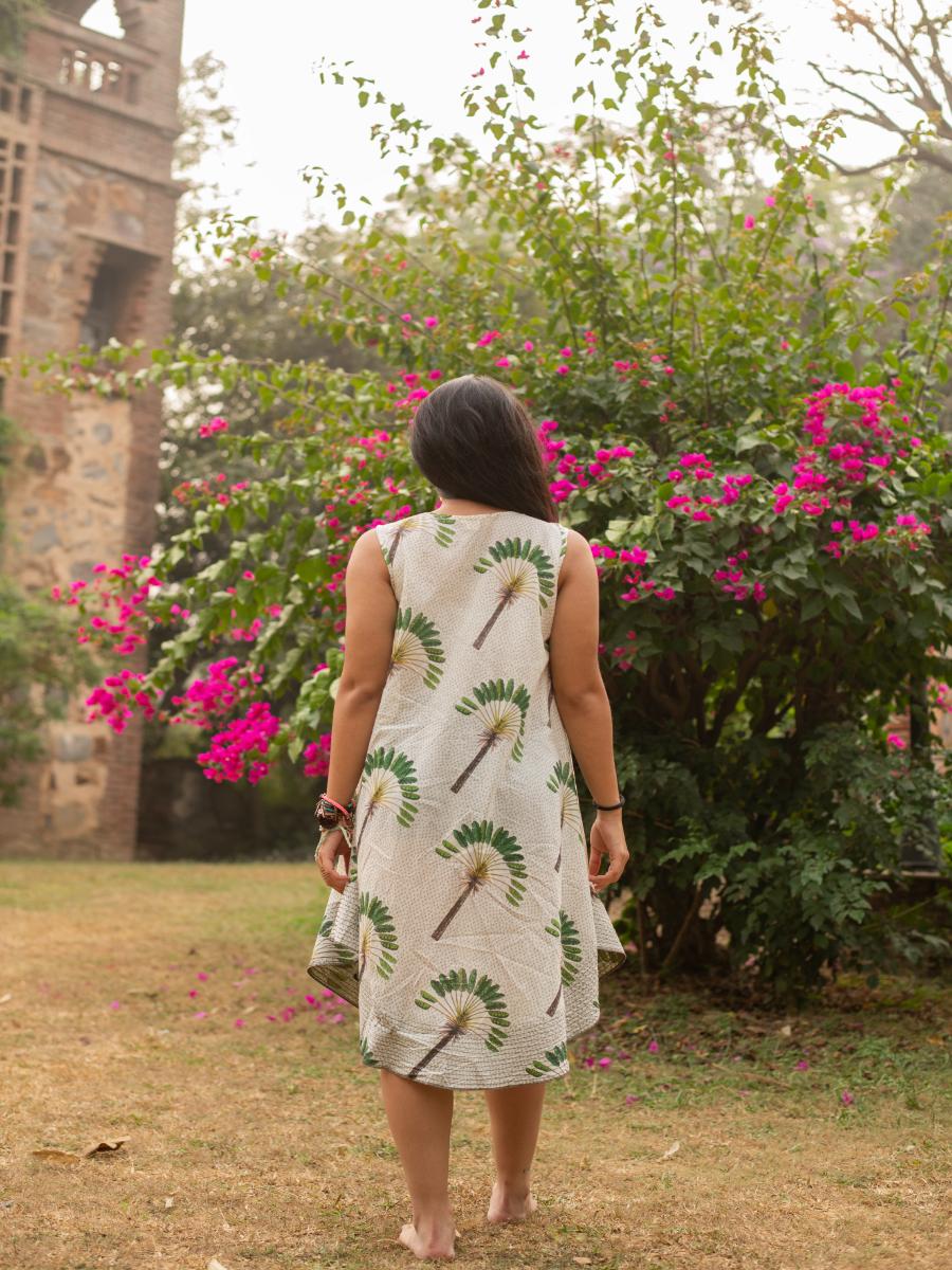 Ann Dress : Banana Country Voile