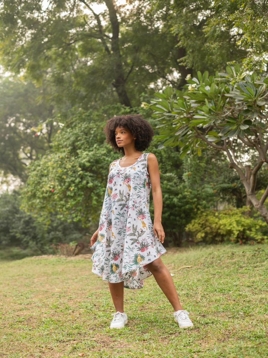 Ann Dress : Ubud Natural Voile