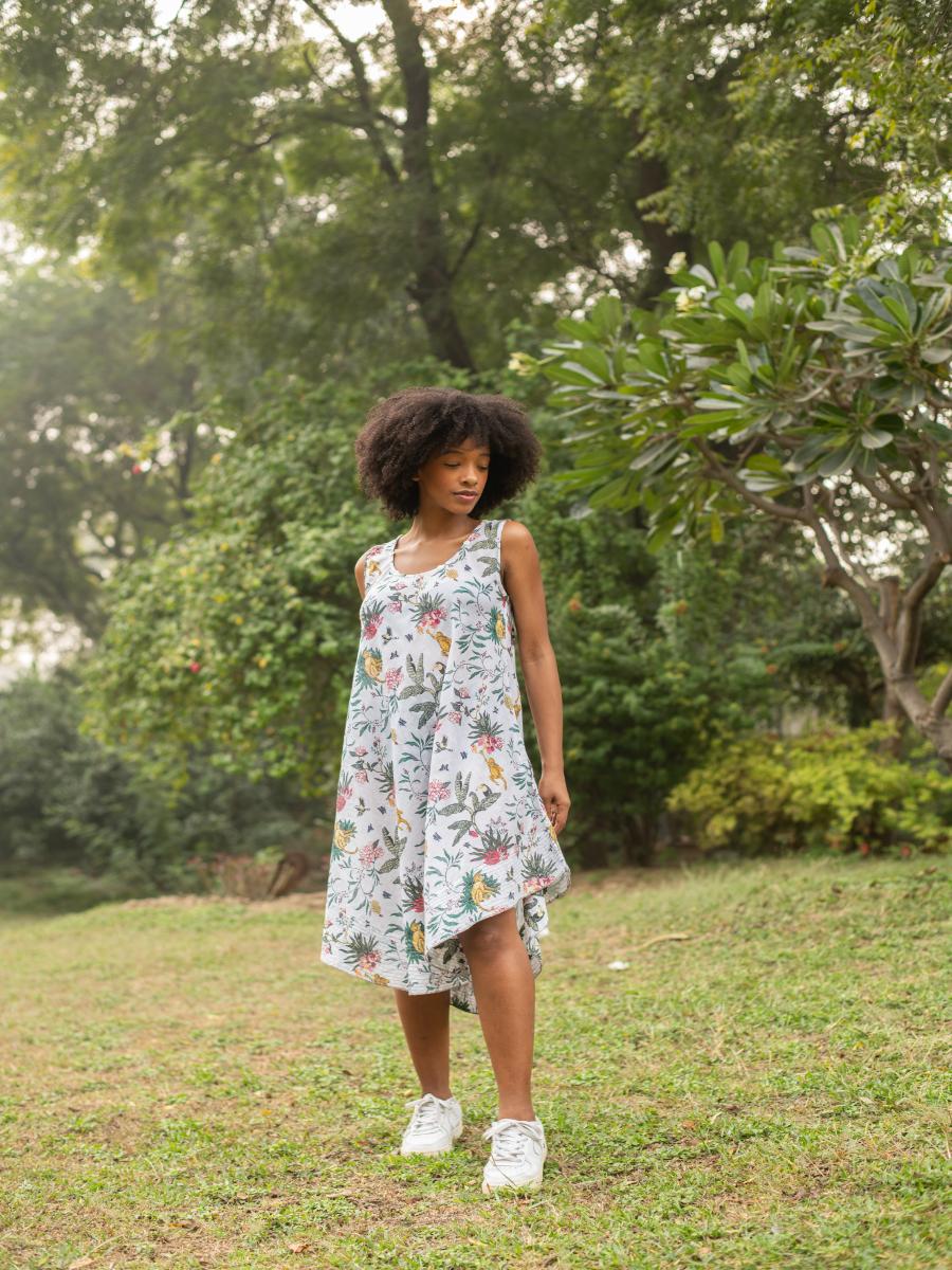 Ann Dress : Ubud Natural Voile