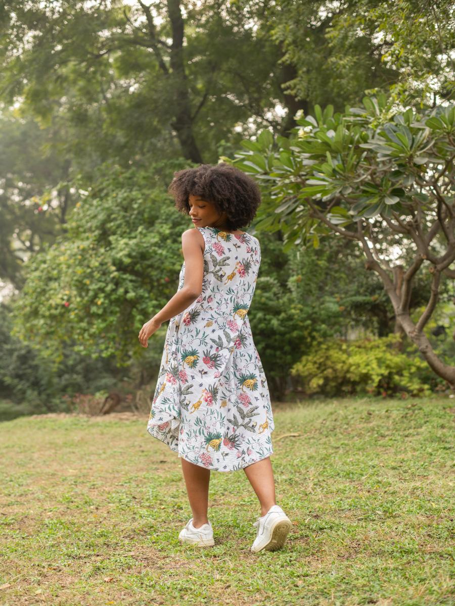 Ann Dress : Ubud Natural Voile