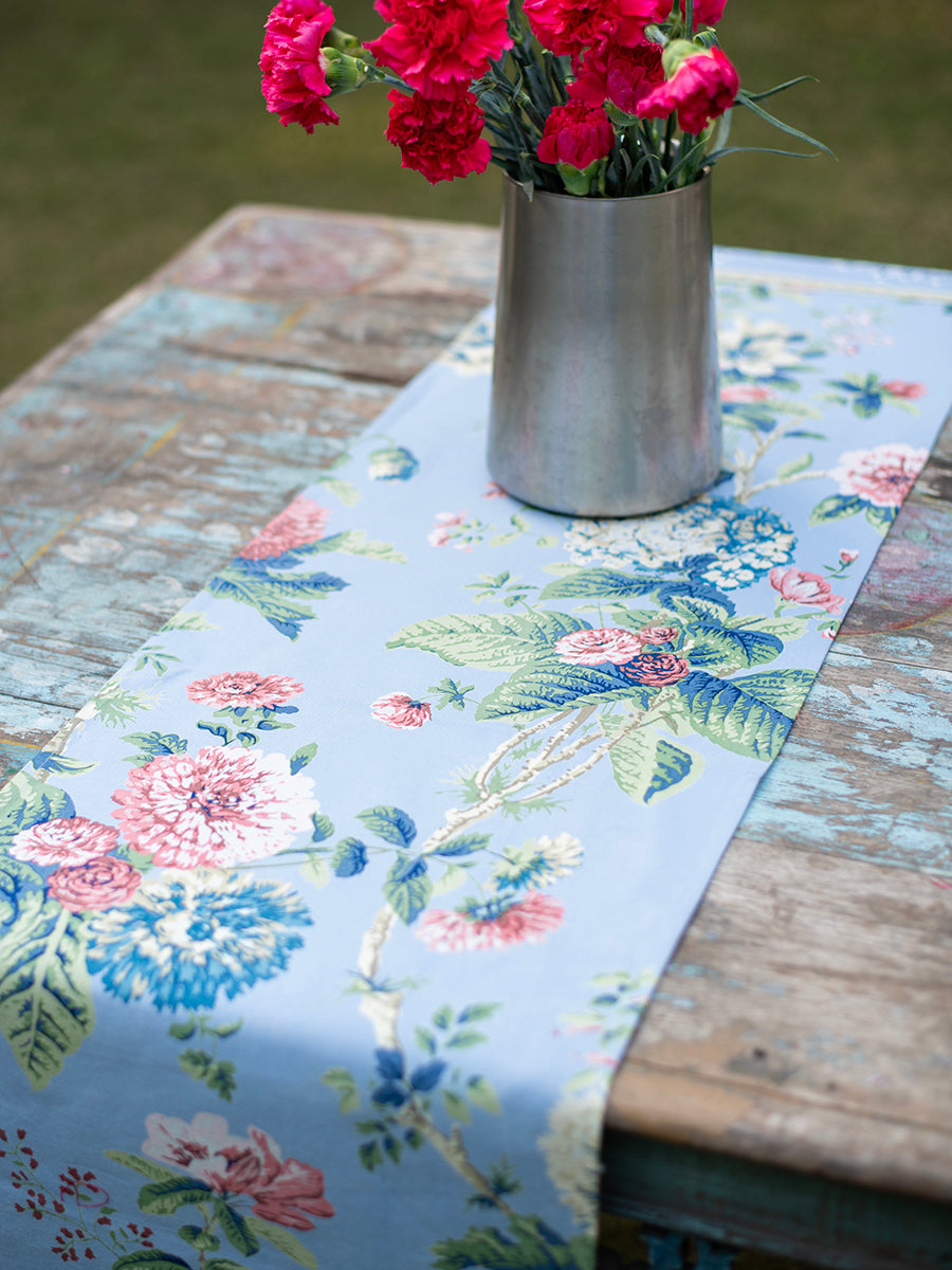 Printed Runner : Chelsea Chambray