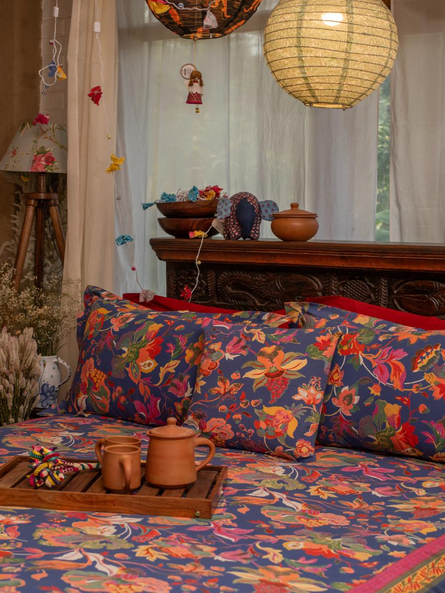 Printed Pillow Cover : Sherwood Mingei