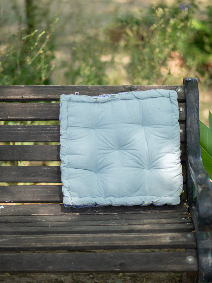 Printed Floor Cushion : Hawaii Aqua