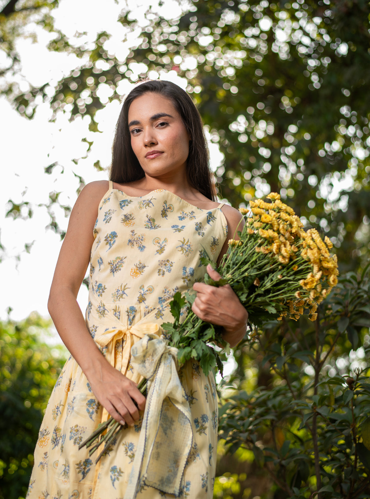 Dolma Dress Rev : Solid Butter Slub