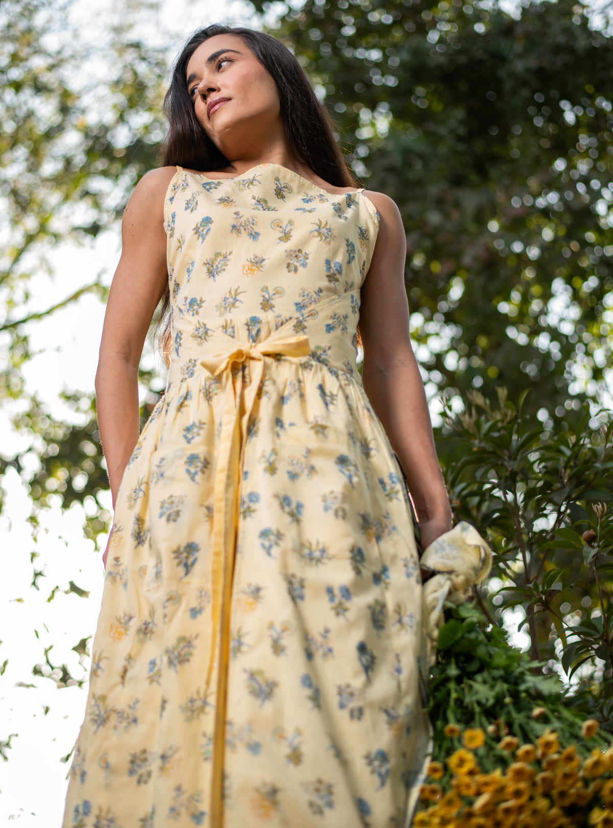 Dolma Dress Rev : Solid Butter Slub