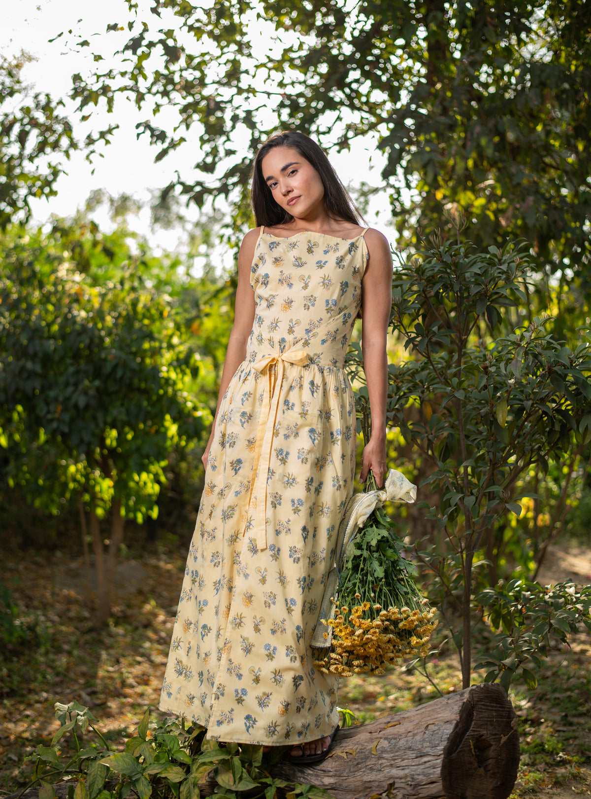 Dolma Dress Rev : Solid Butter Slub
