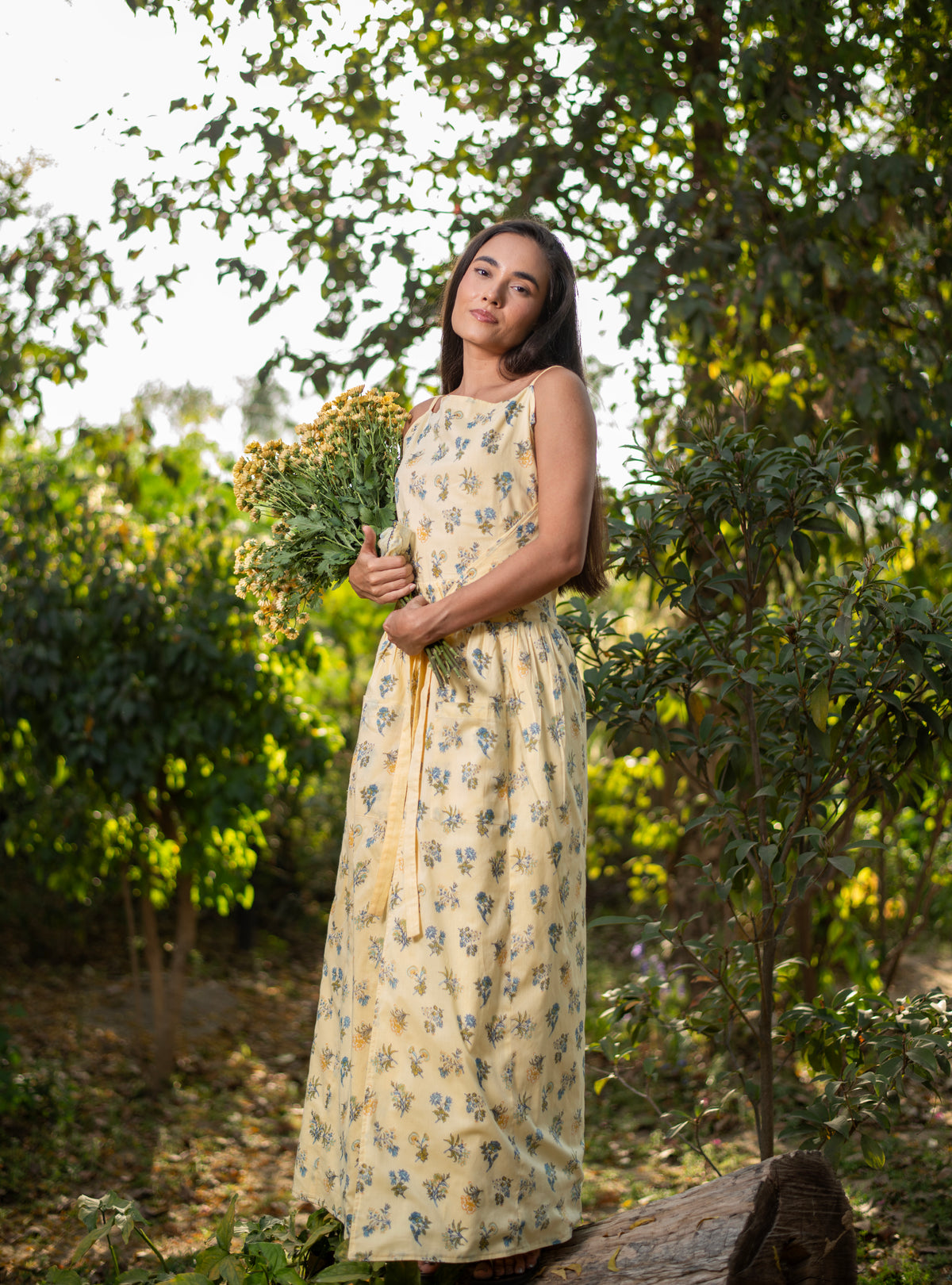 Dolma Dress Rev : Solid Butter Slub