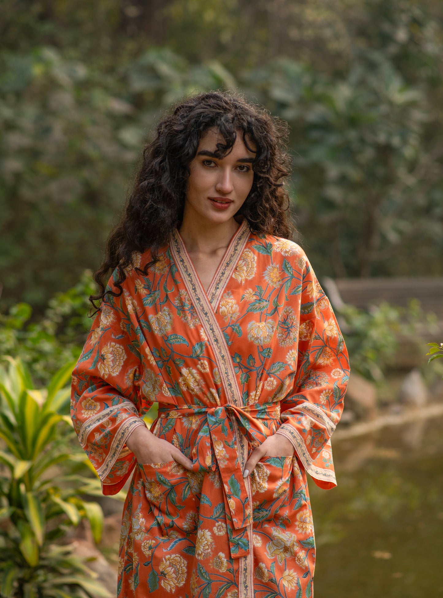 Robe : Florentine Orange Voile