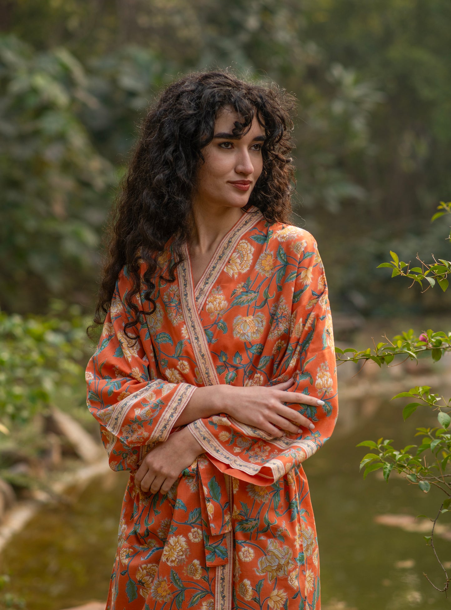 Robe : Florentine Orange Voile