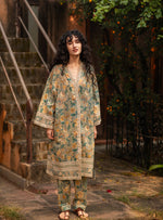 Joy Kimono :  Florentine  Sage Voile