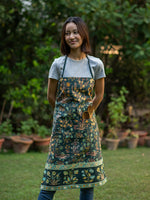 Printed  Apron : Garden Emerald