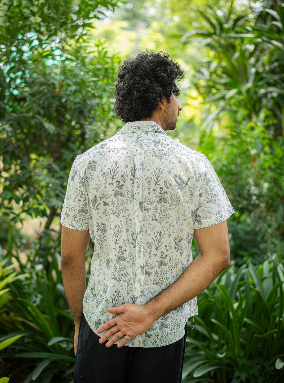 Hangout Shirt : Woodland Natural Voile